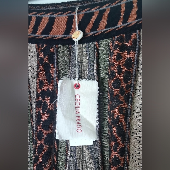 ✨Anthropologie✨ Cecilia Prado Knit Mixed Print Pants - Picture 4 of 8